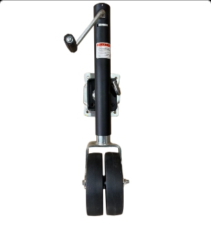 Dual Wheels Trailer Jack with Bracket