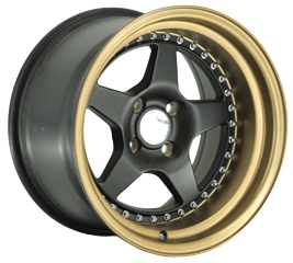 rueda de remolque de aluminio pintada de 15 pulgadas