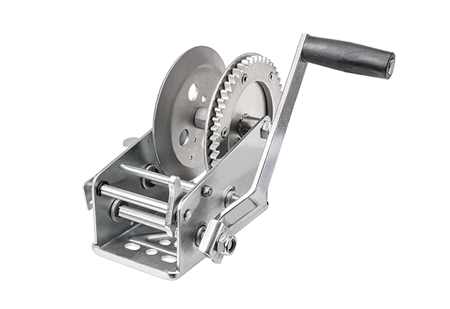 Go Trailer 1,200lbs Bare Metal manual winch