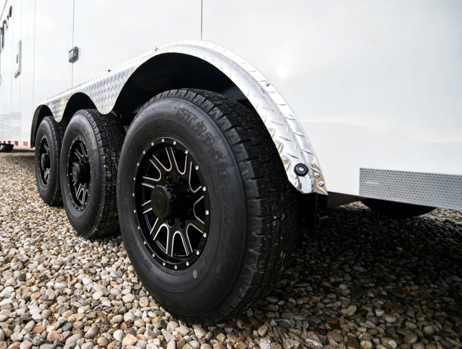 Go Trailer’s alloy wheels optimize performance while significant long-term savings