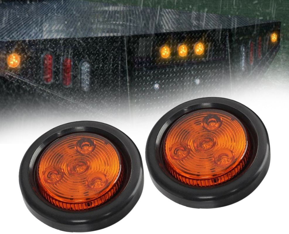 3-In-1 combination LED Clearance Marker Lights to make trailer setup easier