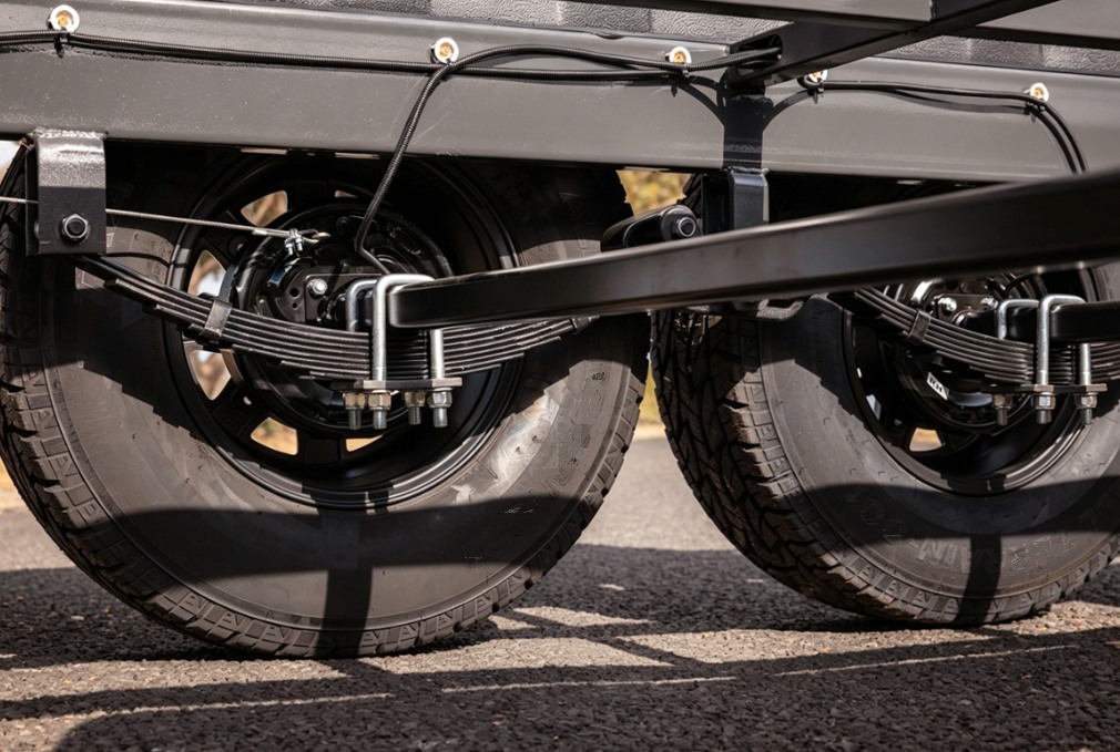 ISO9001 certified manufacturing facility for custom trailer parts production
