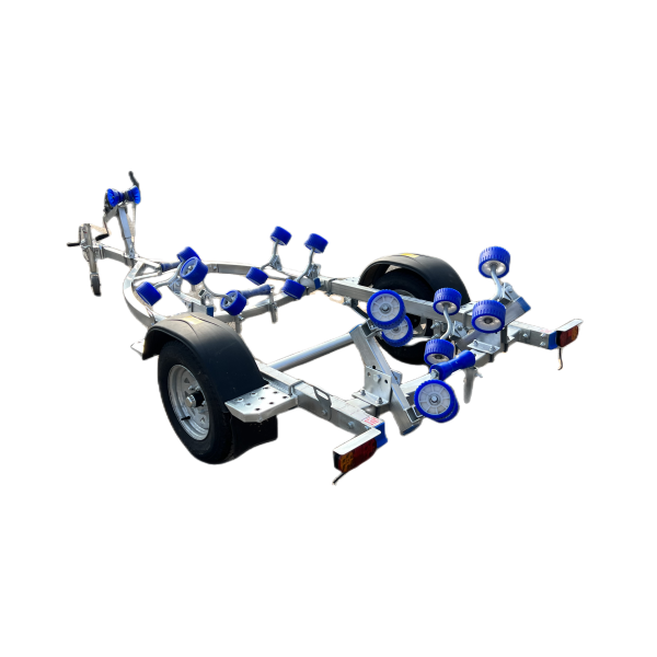 roller type boat trailers