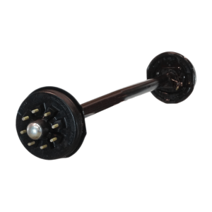 ejes de remolque de frenado hidráulico redondo de 39 mm con cubo de batería