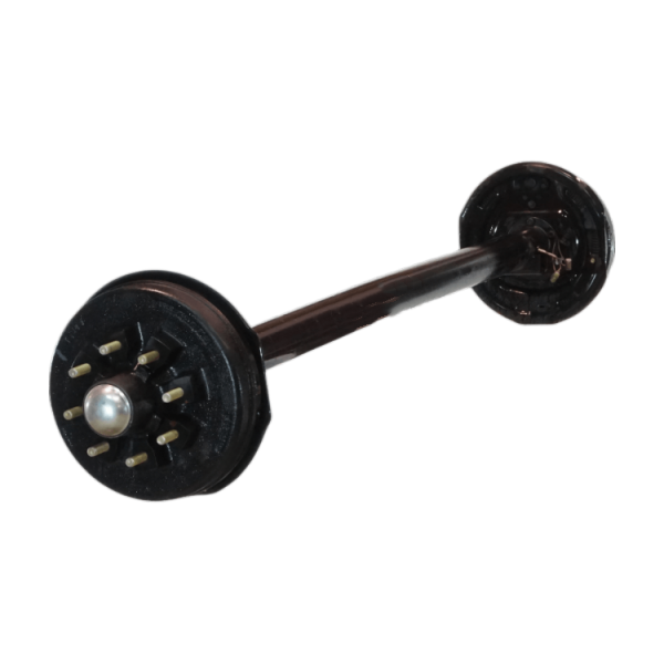 39mm round hydraulic braked trailer axles with drum hub
