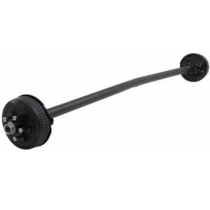 ejes de remolque de frenado hidráulico redondo de 45 mm con cubo de batería