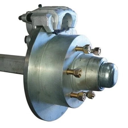 50mm square disc braked hydraulic trailer axles