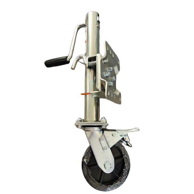 One of the key features of the 2000-pound trailer jockey wheel is its robust construction.
