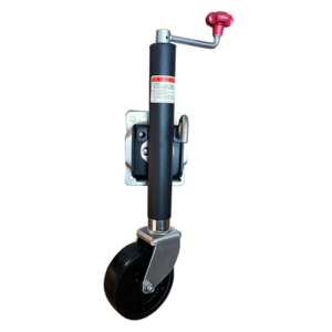 With 1200 lbs. lift capacity, 6″ nylon wheel, 10 inch travel, Φ51mm pipe , top winding corrosion-resistant zinc plating, this australia jockey wheel is perfect for light and medium duty marine trailers for boats.