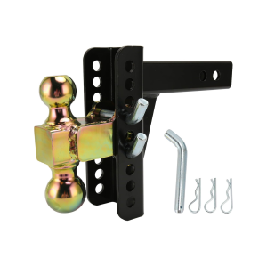 Montaje de pelota de enganche de remolque ajustable