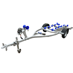 remolques de botes marinos con rodillo