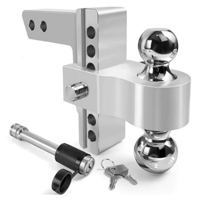 6" drop/rise hitch mount