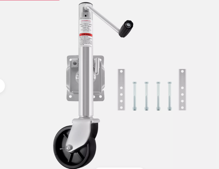 Trailer jack with capacity up to 1200 lbs.