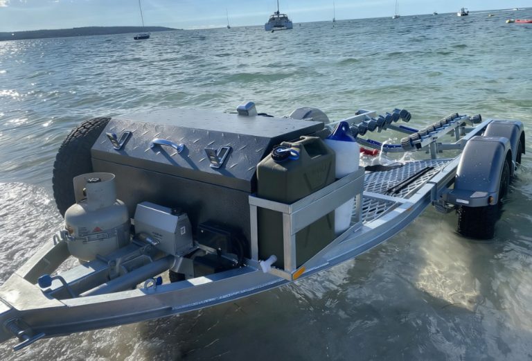 Side Rollers are the most common choice for boat trailers