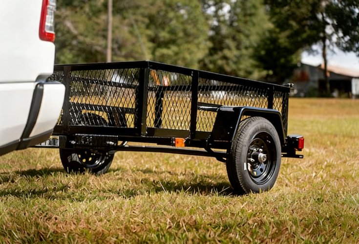 Trailer Brake Comparison of Drum Hub and Rotor Assembly